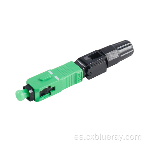 Ensamblaje rápido Modo único FTTH SC/APC Conector rápido